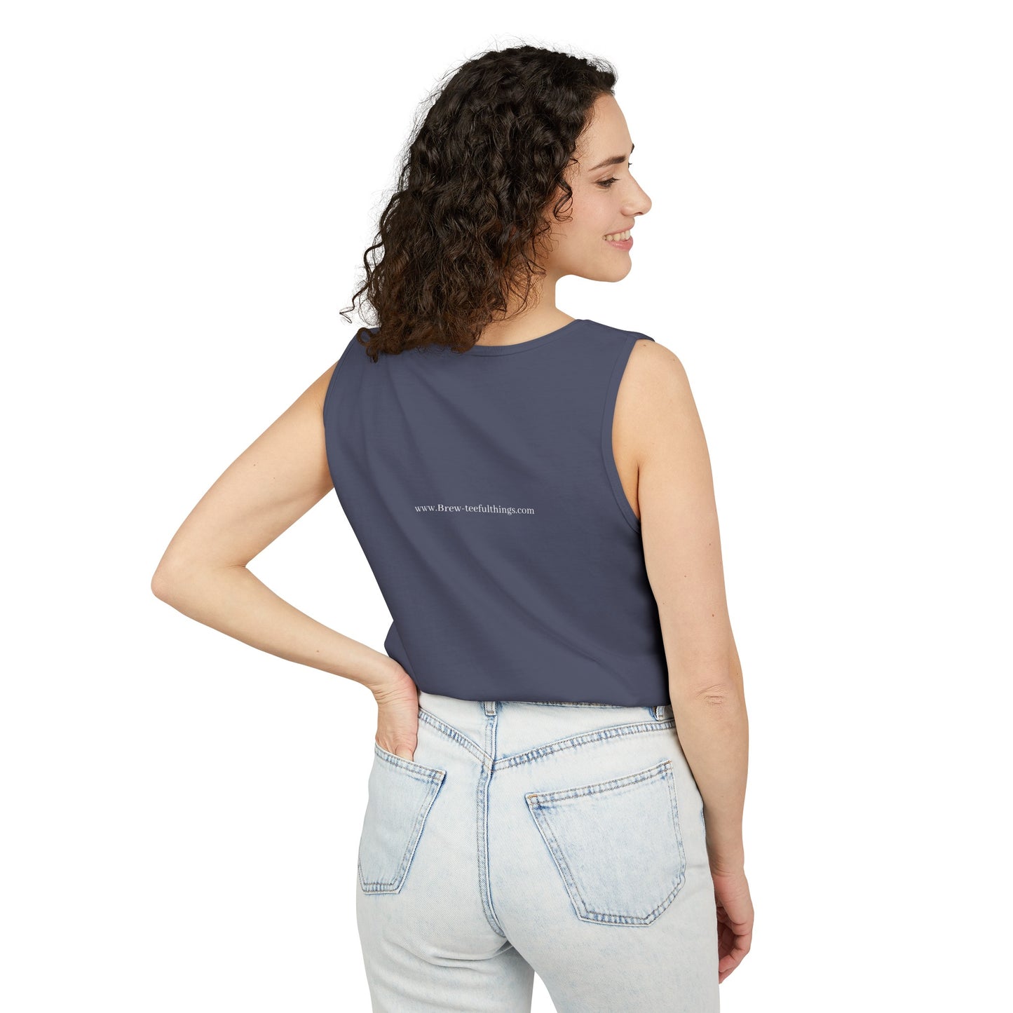 "Mindful or mind full? Unisex Garment-Dyed Tank Top