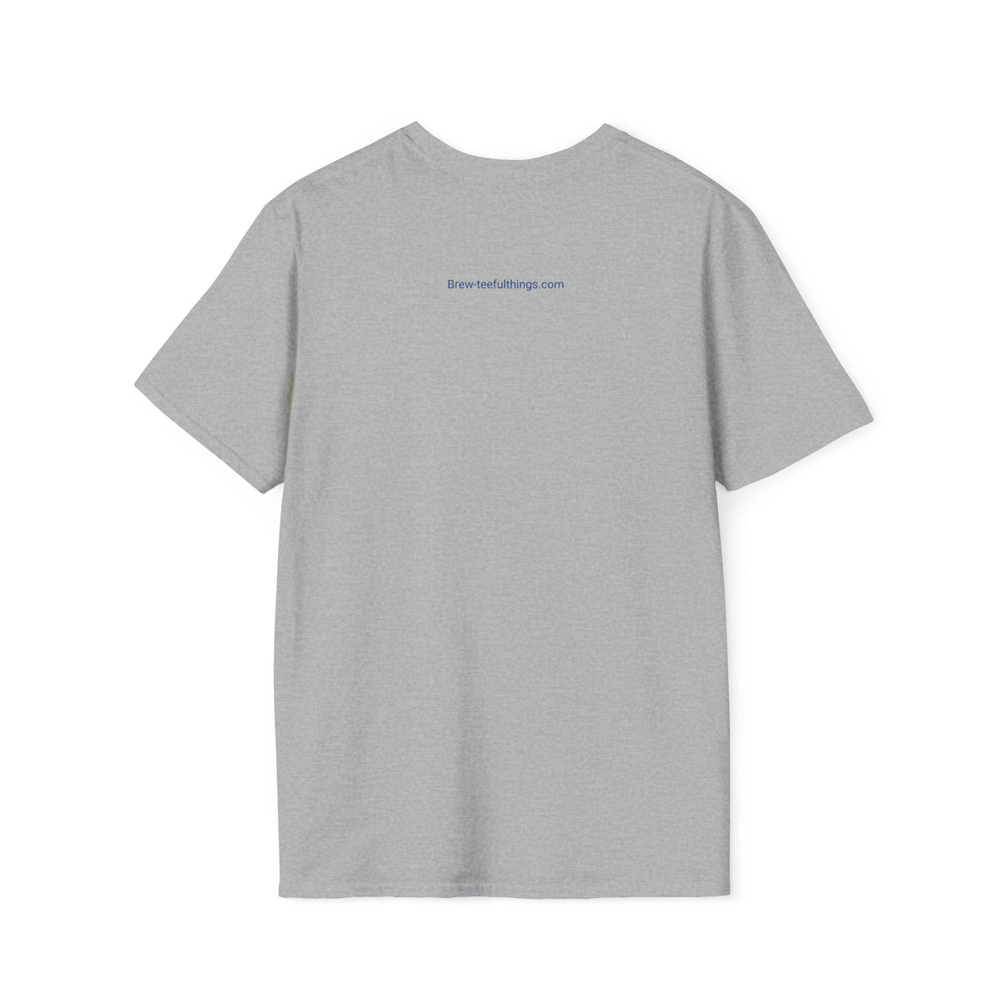 "Home of the free because of the brave" Unisex Softstyle T-Shirt