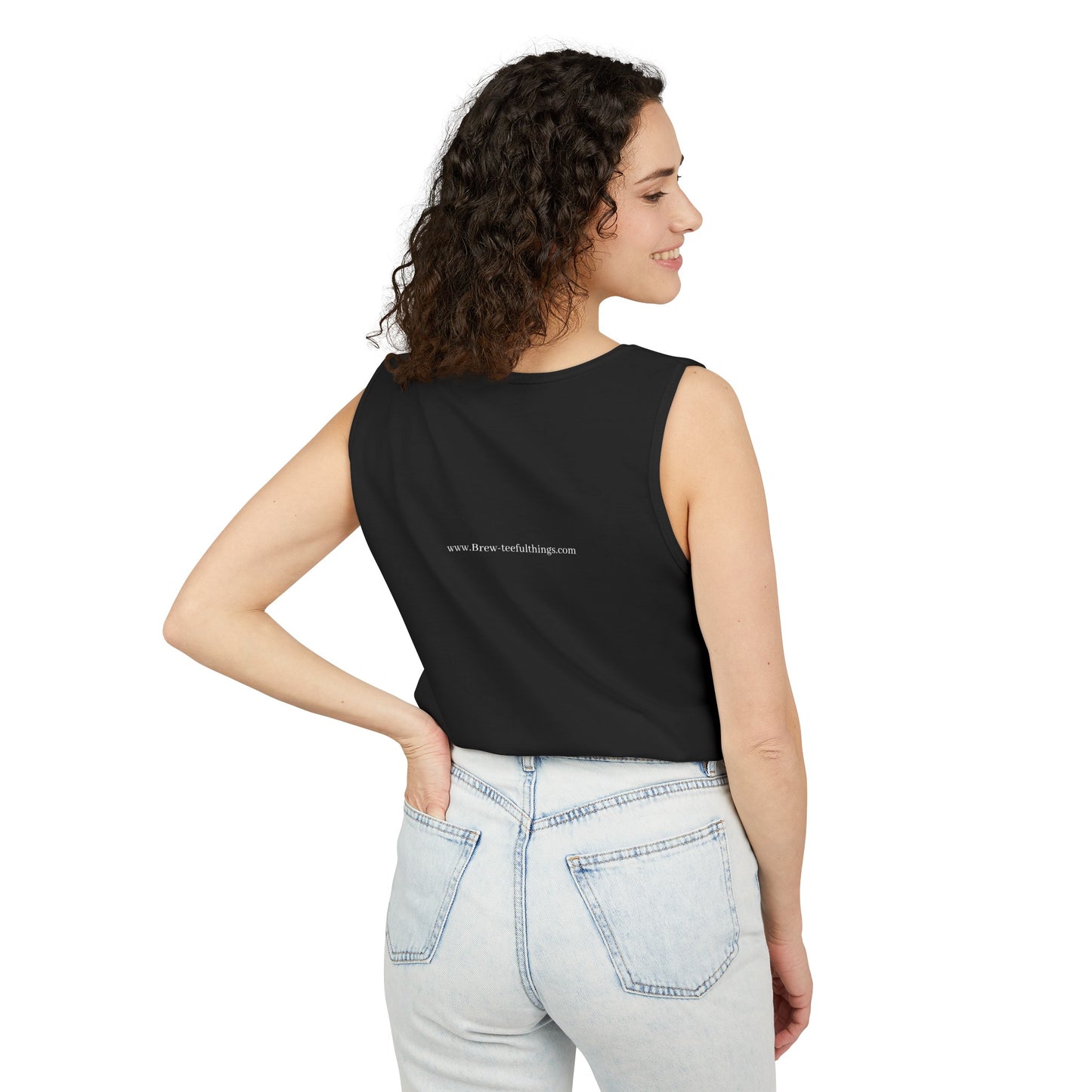 "Mindful or mind full? Unisex Garment-Dyed Tank Top