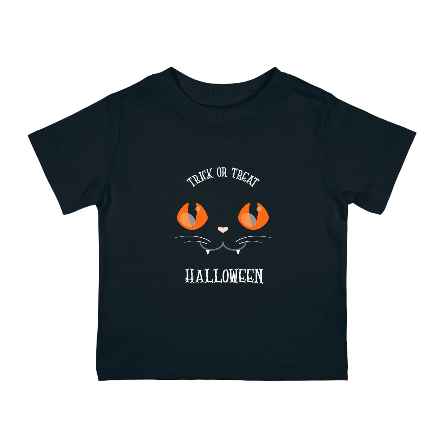"Trick or treat Halloween" Infant Cotton Jersey Tee