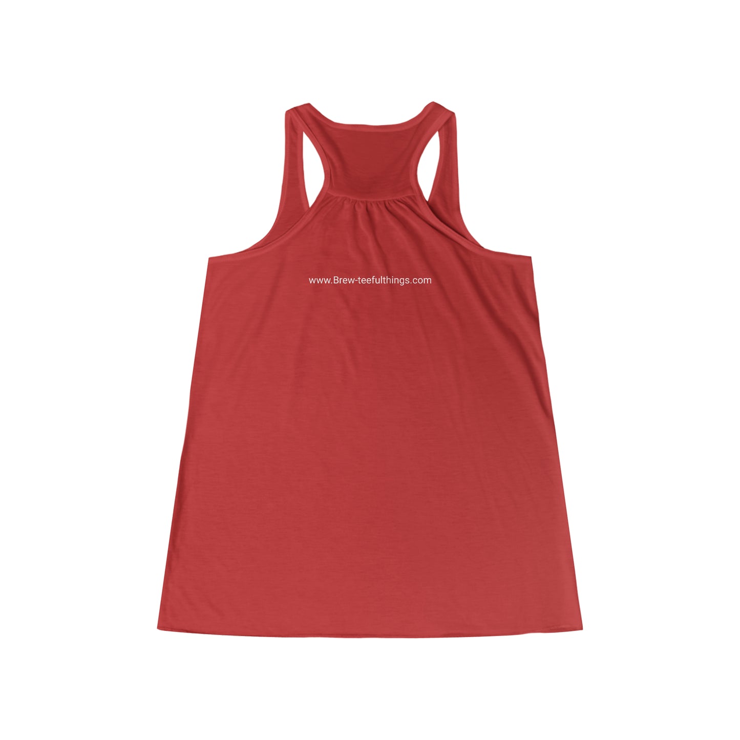 " I love this country" Women's Flowy Racerback Tank