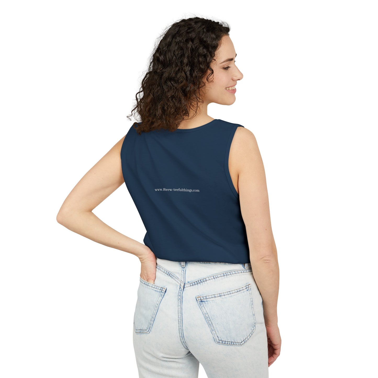 "Mindful or mind full? Unisex Garment-Dyed Tank Top