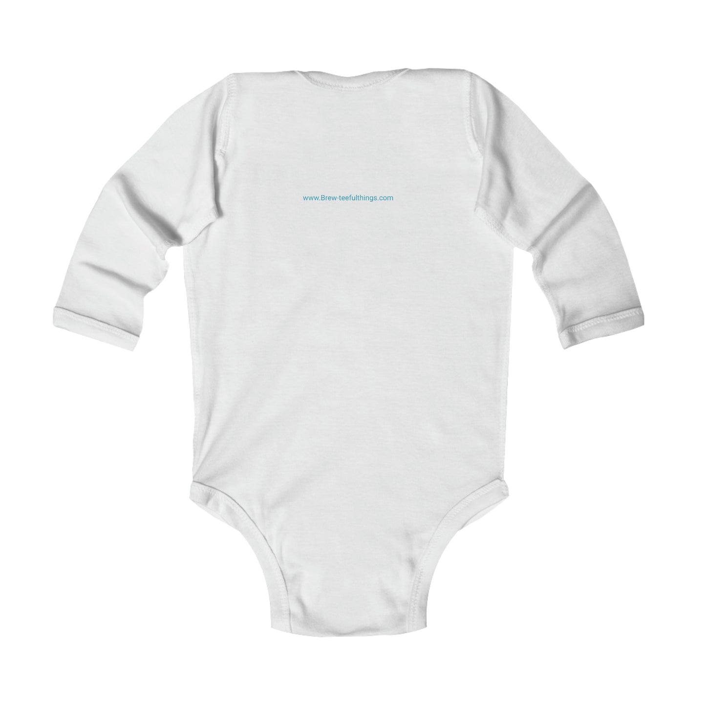 "Hola Mundo" (blue) Infant Long Sleeve Bodysuit