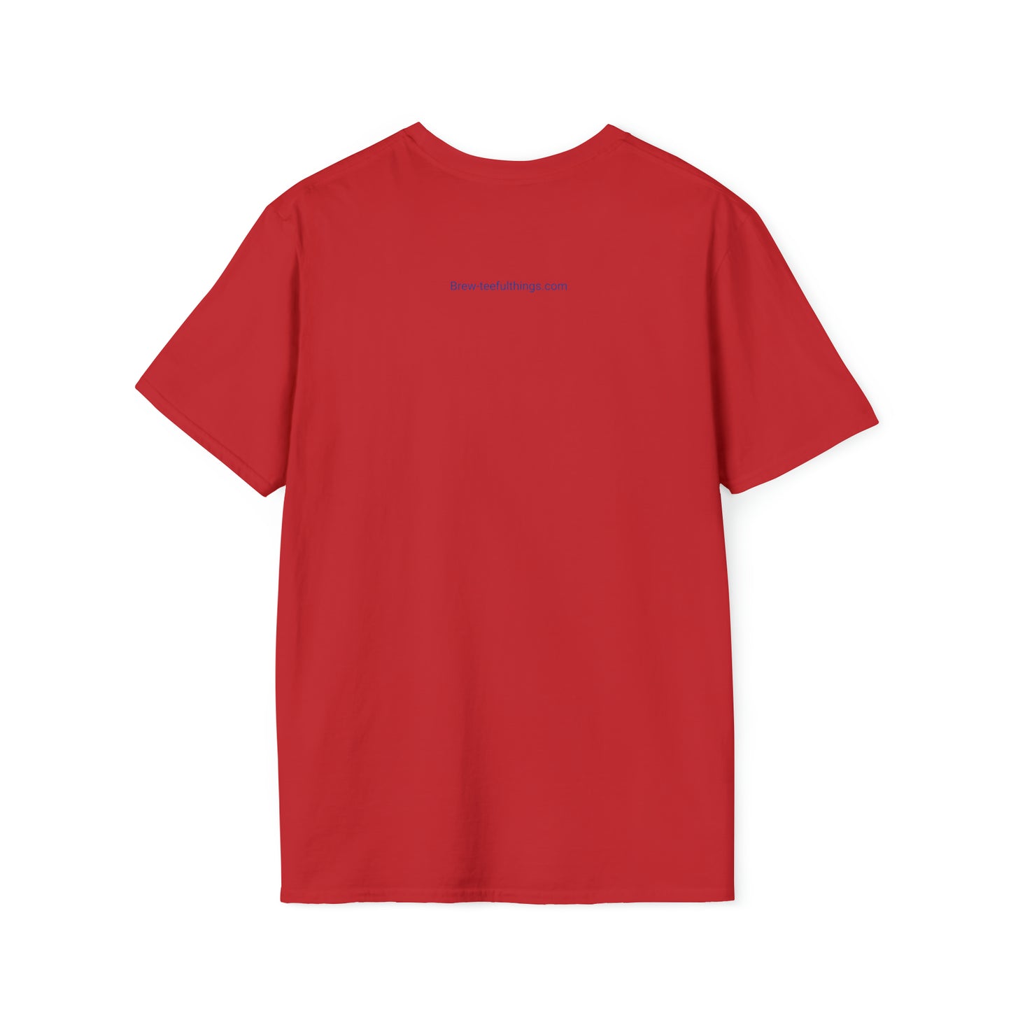 "Home of the free because of the brave" Unisex Softstyle T-Shirt