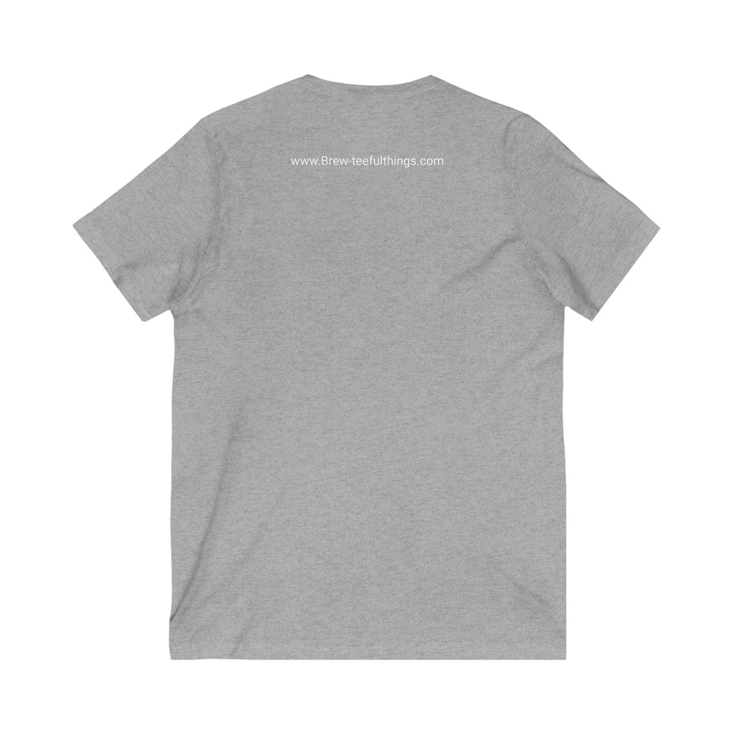 "Peachy"Jersey Short Sleeve V-Neck Tee