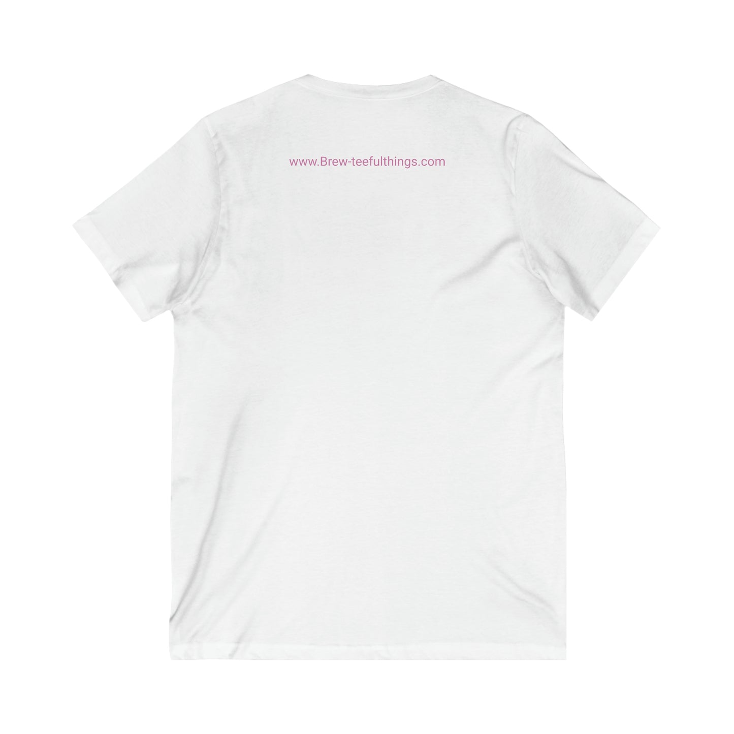 "Girl Power" Jersey Short Sleeve V-Neck Tee