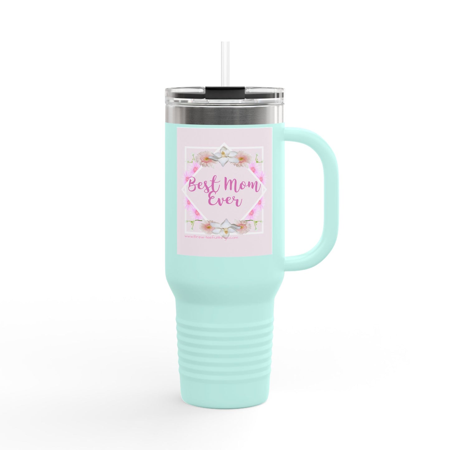 Best Mom Ever Insulated Travel Mug, 40oz - Stylish and Practical Gift for Moms