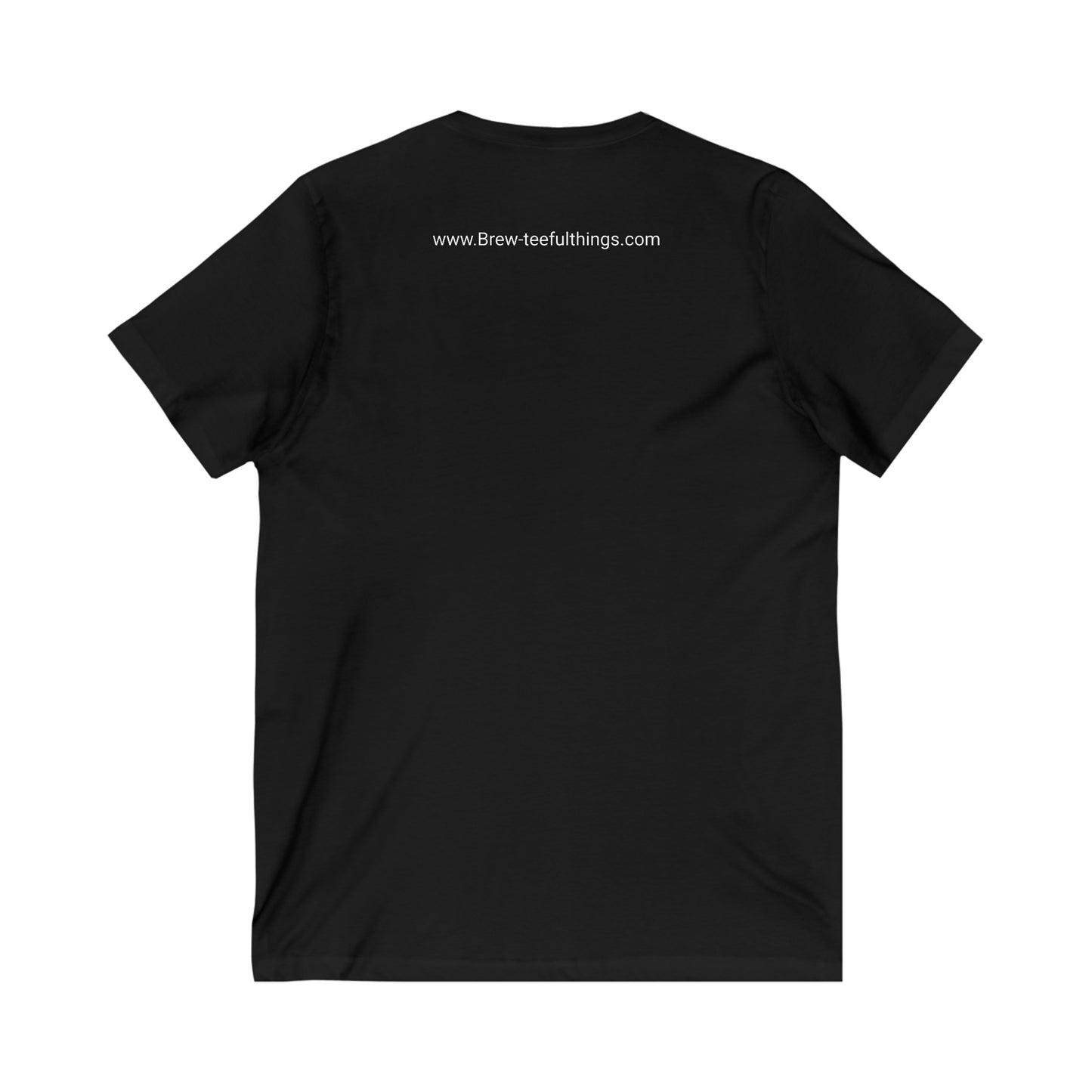 "Peachy"Jersey Short Sleeve V-Neck Tee