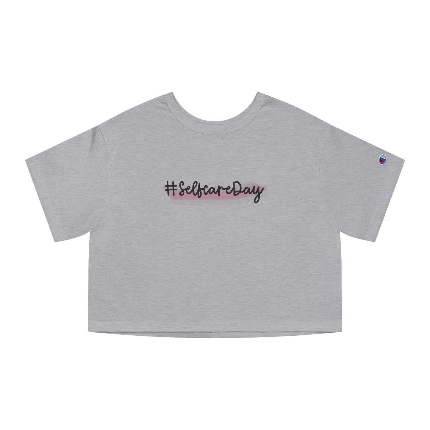 "#Selfcare Day" Champion Women's Heritage Cropped T-Shirt