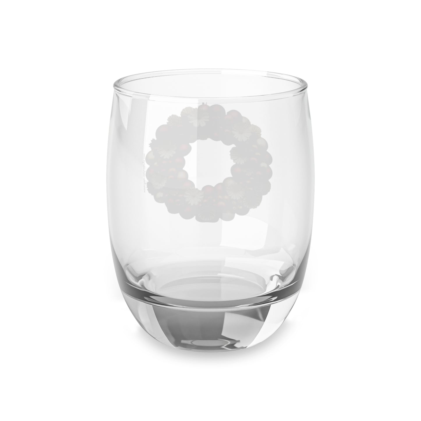 "Christmas wreath" Whiskey Glass
