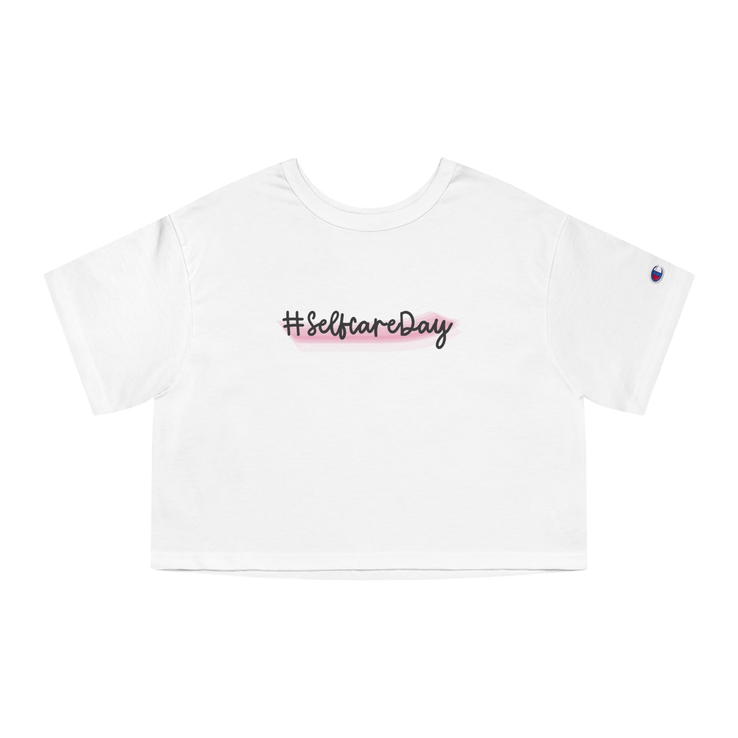"#Selfcare Day" Champion Women's Heritage Cropped T-Shirt