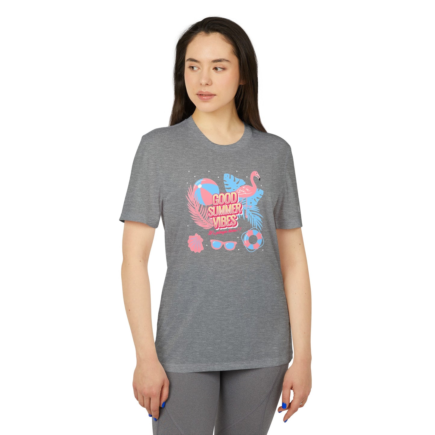 "Good summer vibes" adidas® Unisex Sport T-shirt