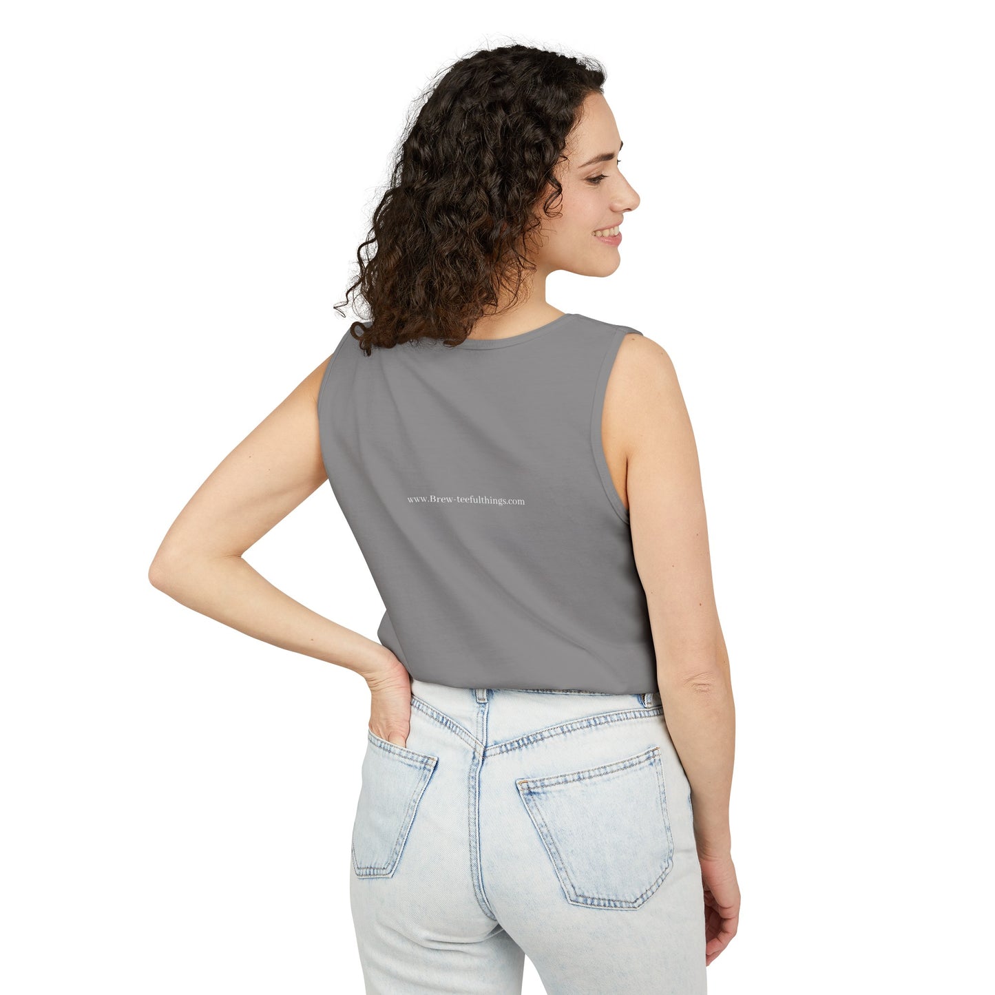 "Mindful or mind full? Unisex Garment-Dyed Tank Top