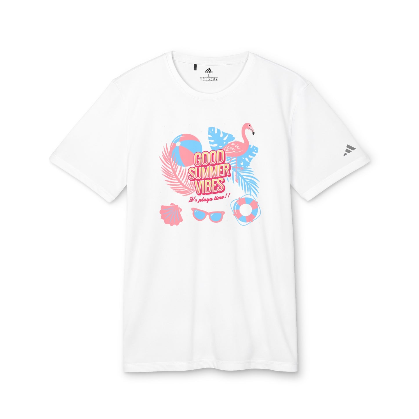 "Good summer vibes" adidas® Unisex Sport T-shirt