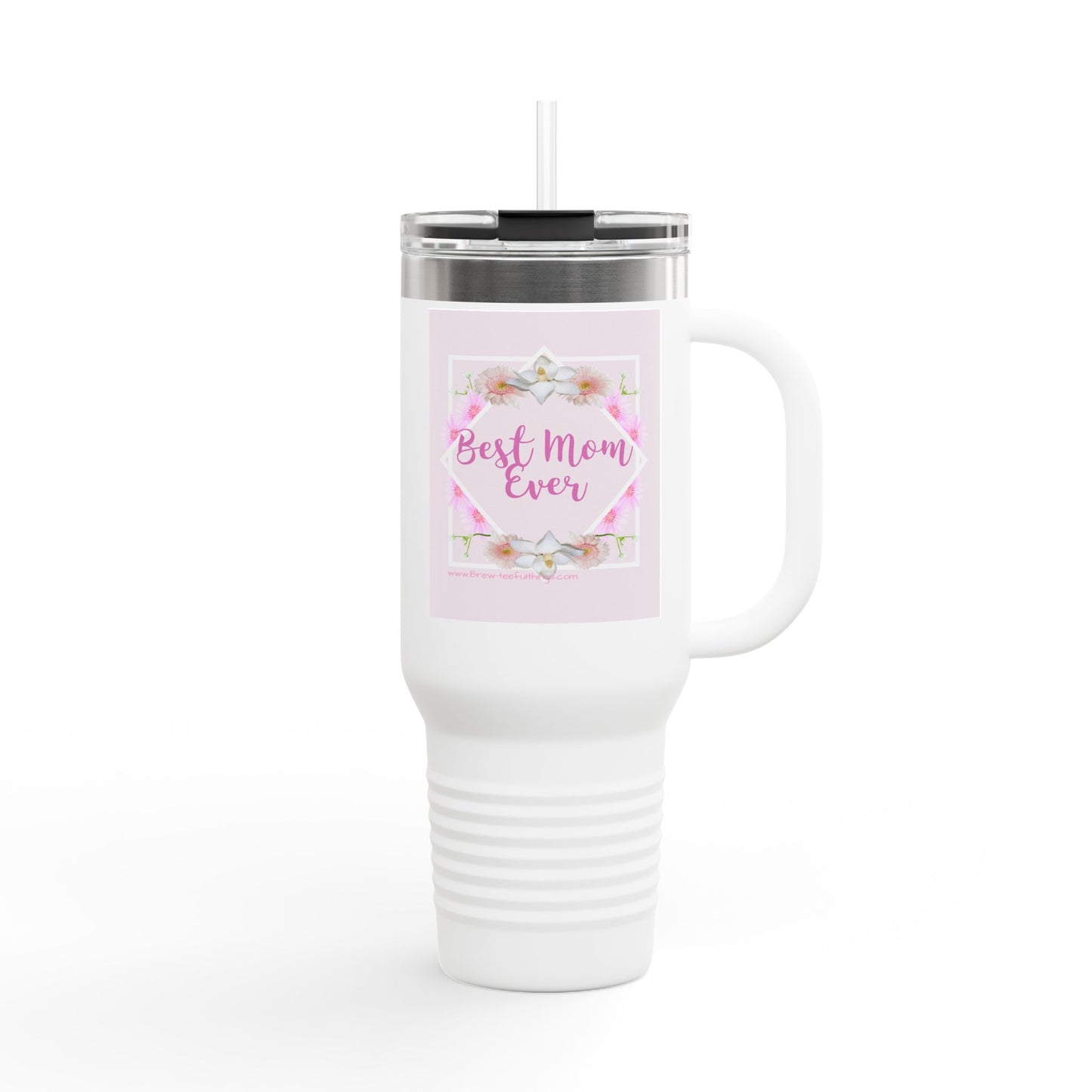 Best Mom Ever Insulated Travel Mug, 40oz - Stylish and Practical Gift for Moms