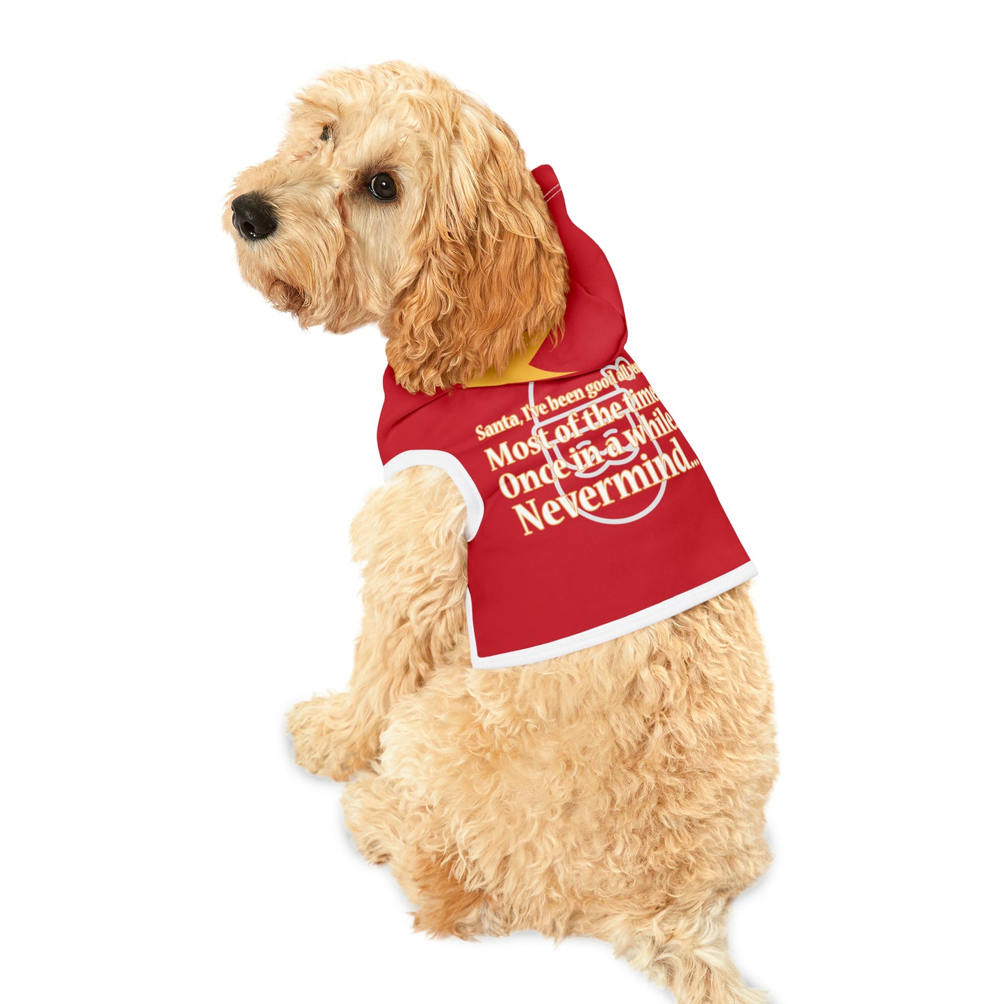 "Santa, I've been good all year.." Pet Hoodie