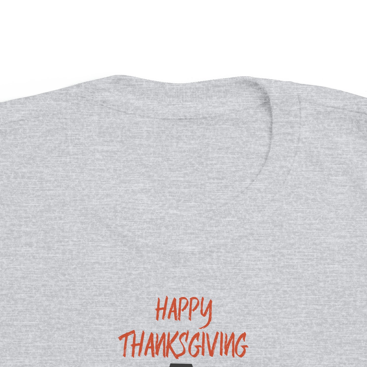 "Happy Thanksgiving" Toddler's Fine Jersey Tee