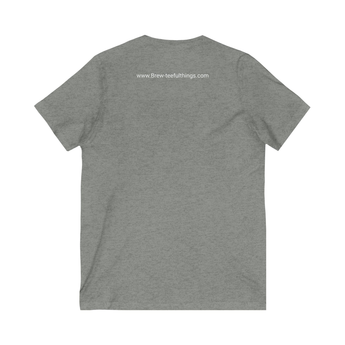 "Peachy"Jersey Short Sleeve V-Neck Tee