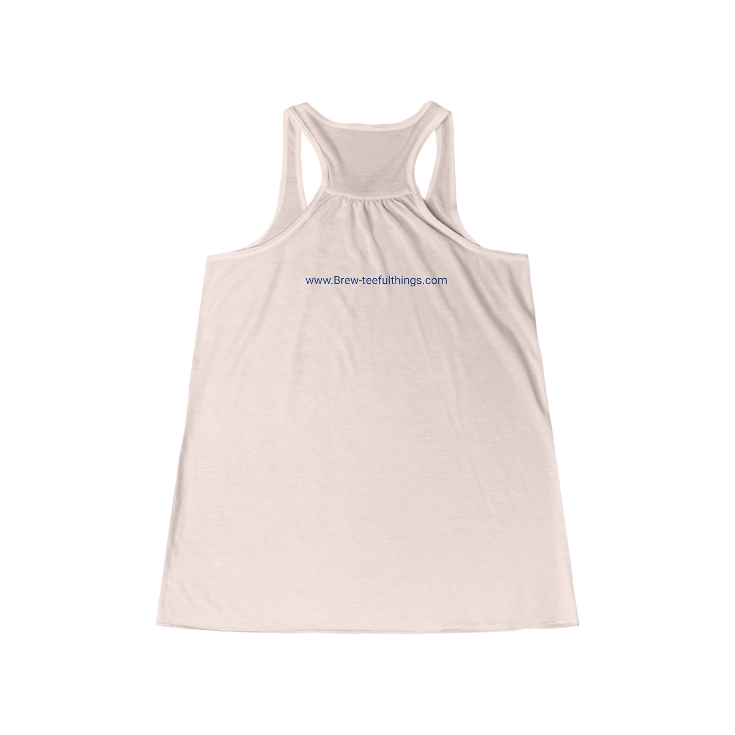 "...and exhale" Women's Flowy Racerback Tank