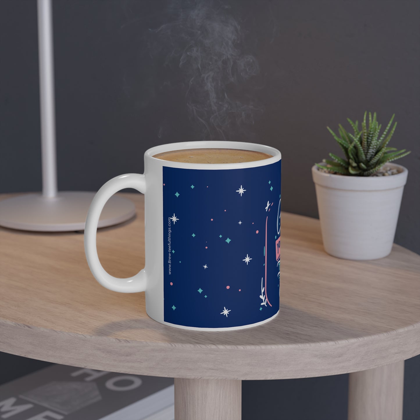 “Be the change you want to see”White Mug, 11oz