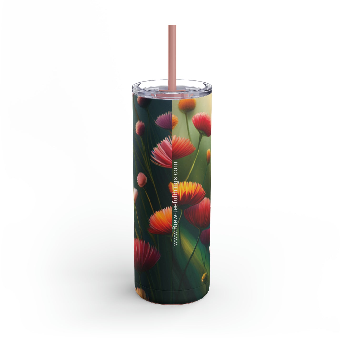 "Head up gorgeous, You can do it!" Maars Maker Skinny Matte Tumbler, 20oz