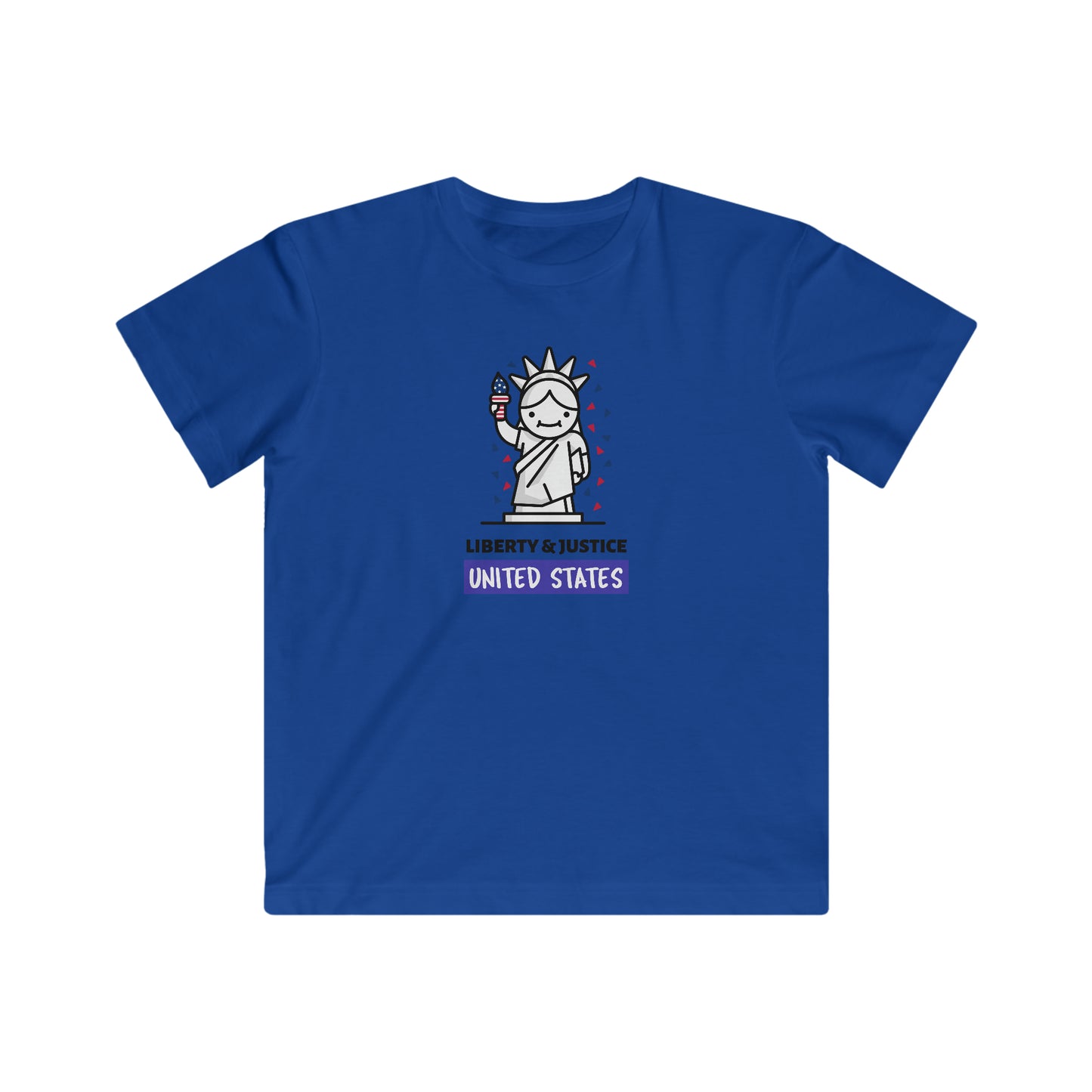 "Liberty and justice" Kids Fine Jersey Tee