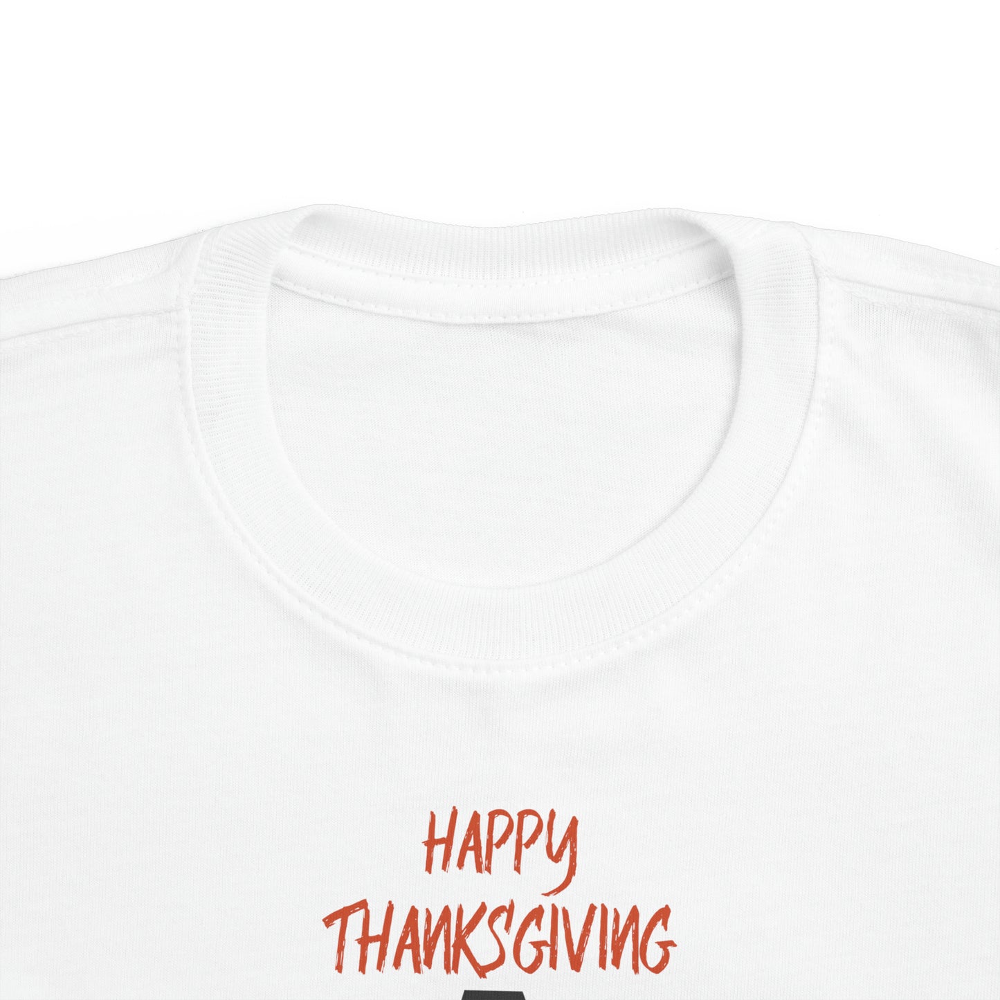 "Happy Thanksgiving" Toddler's Fine Jersey Tee