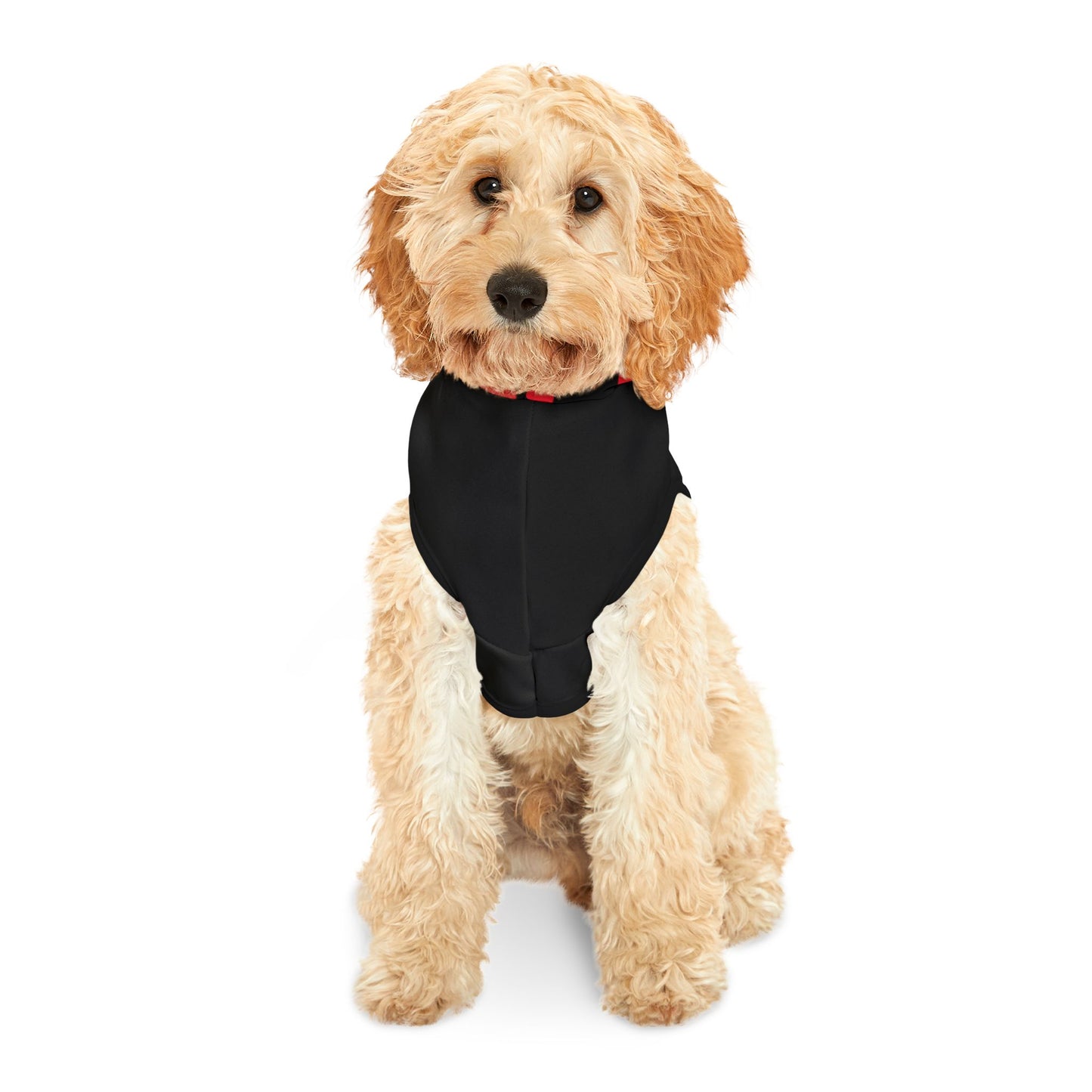 "Red checkers" Pet Hoodie