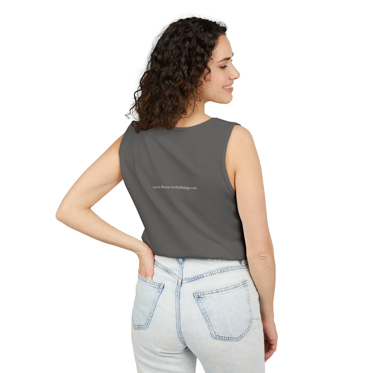 "Mindful or mind full? Unisex Garment-Dyed Tank Top
