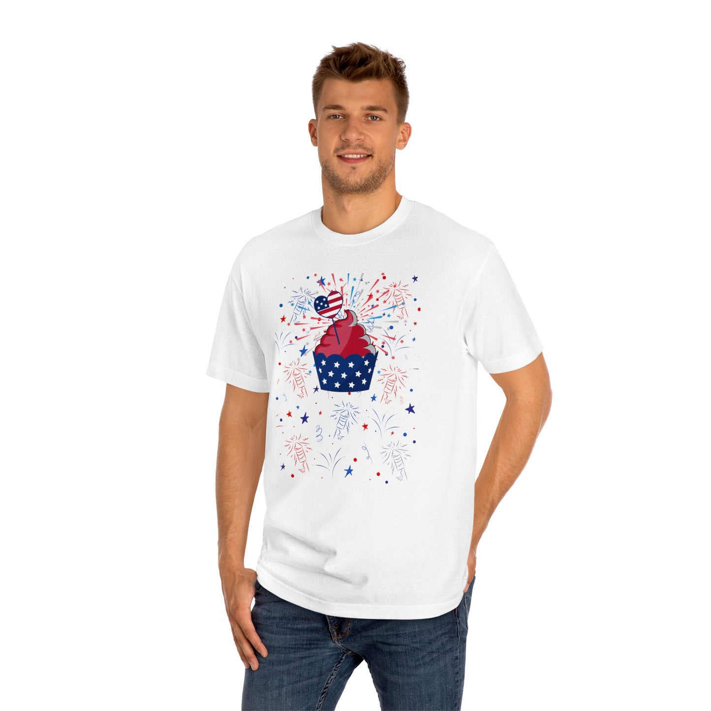 " USA cupcake" Classic Tee. Celebrate with proud!