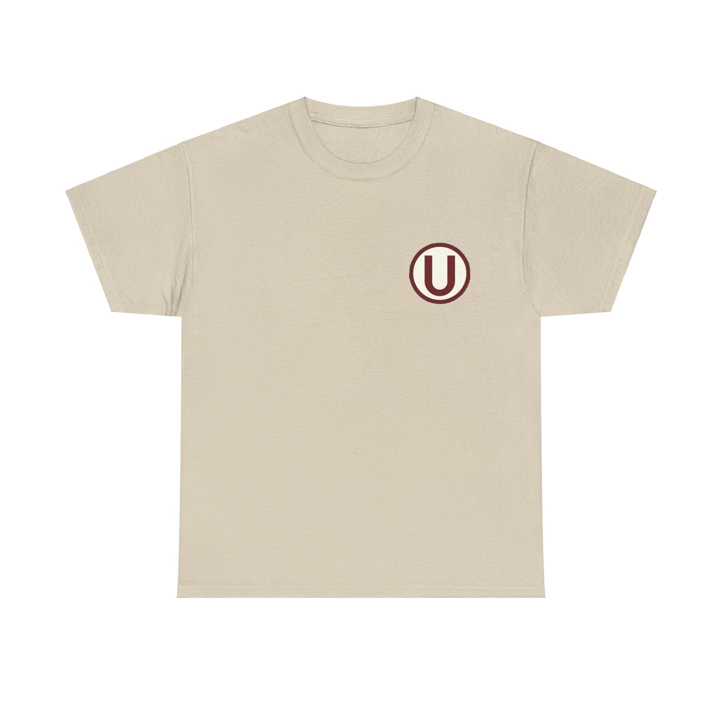 "Universitario de Deportes" (Peruvian team) round neck Unisex Heavy Cotton Tee