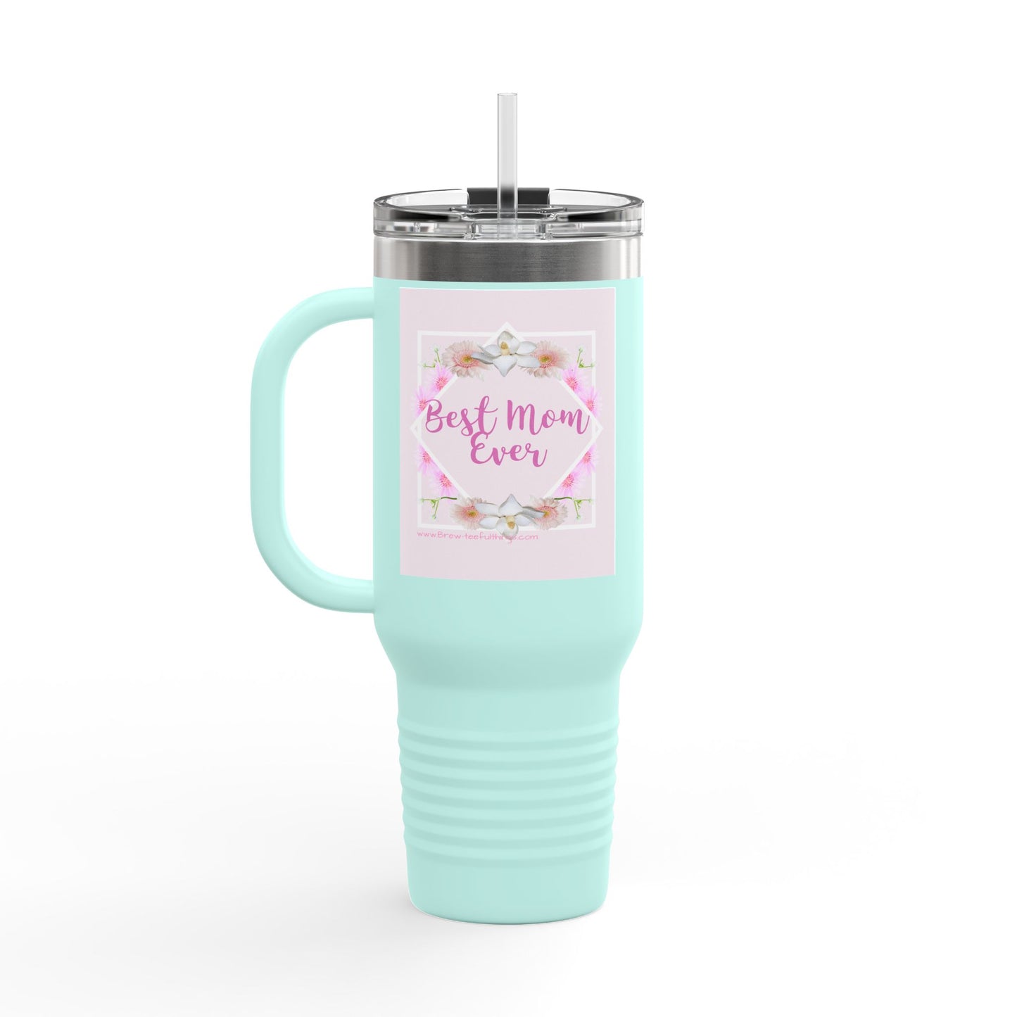 Best Mom Ever Insulated Travel Mug, 40oz - Stylish and Practical Gift for Moms