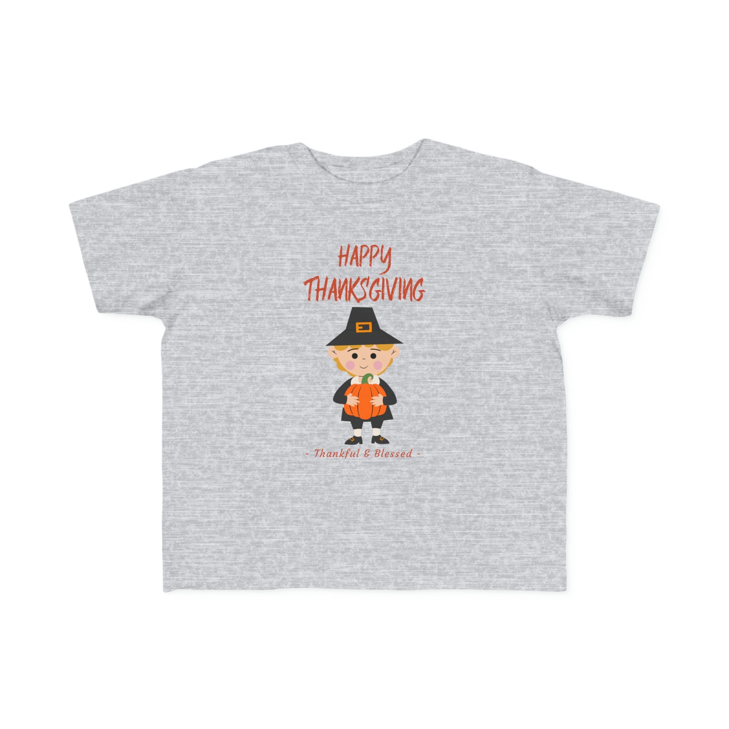 "Happy Thanksgiving" Toddler's Fine Jersey Tee