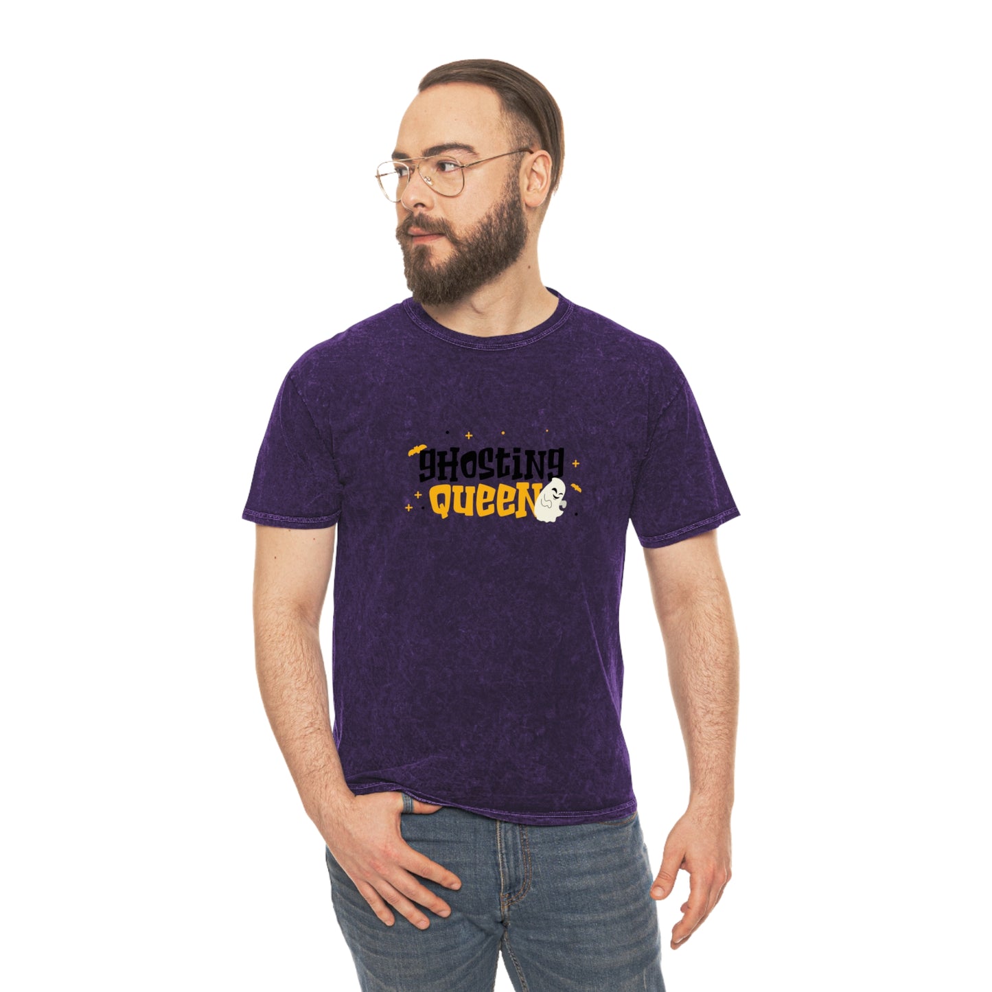 "Ghosting queen" Mineral Wash T-Shirt