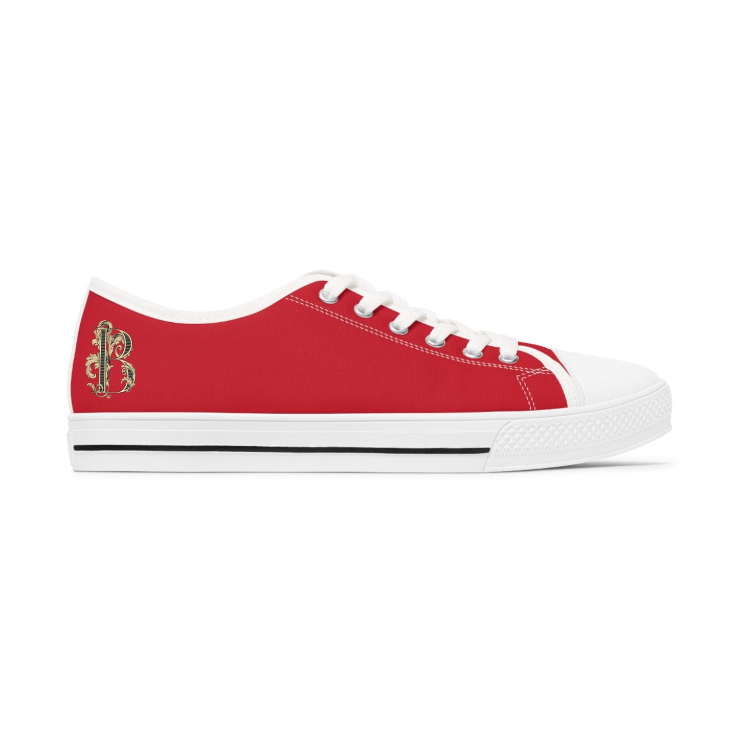 " Cherry ice cream" Women's Low Top Sneakers