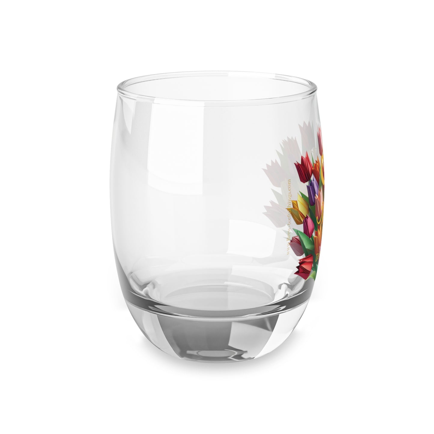 Flower Bouquet Whiskey Glass for Glam Moms | Perfect Gift for Mother's Day or Special Occasions