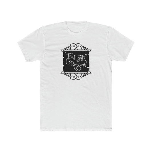 "The light remains" Men's Cotton Crew Tee