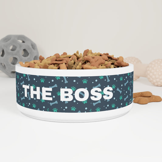 "THE BOSS" Pet Bowl