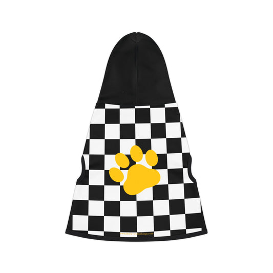 "Checkers Paw" Pet Hoodie