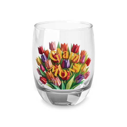 Flower Bouquet Whiskey Glass for Glam Moms | Perfect Gift for Mother's Day or Special Occasions