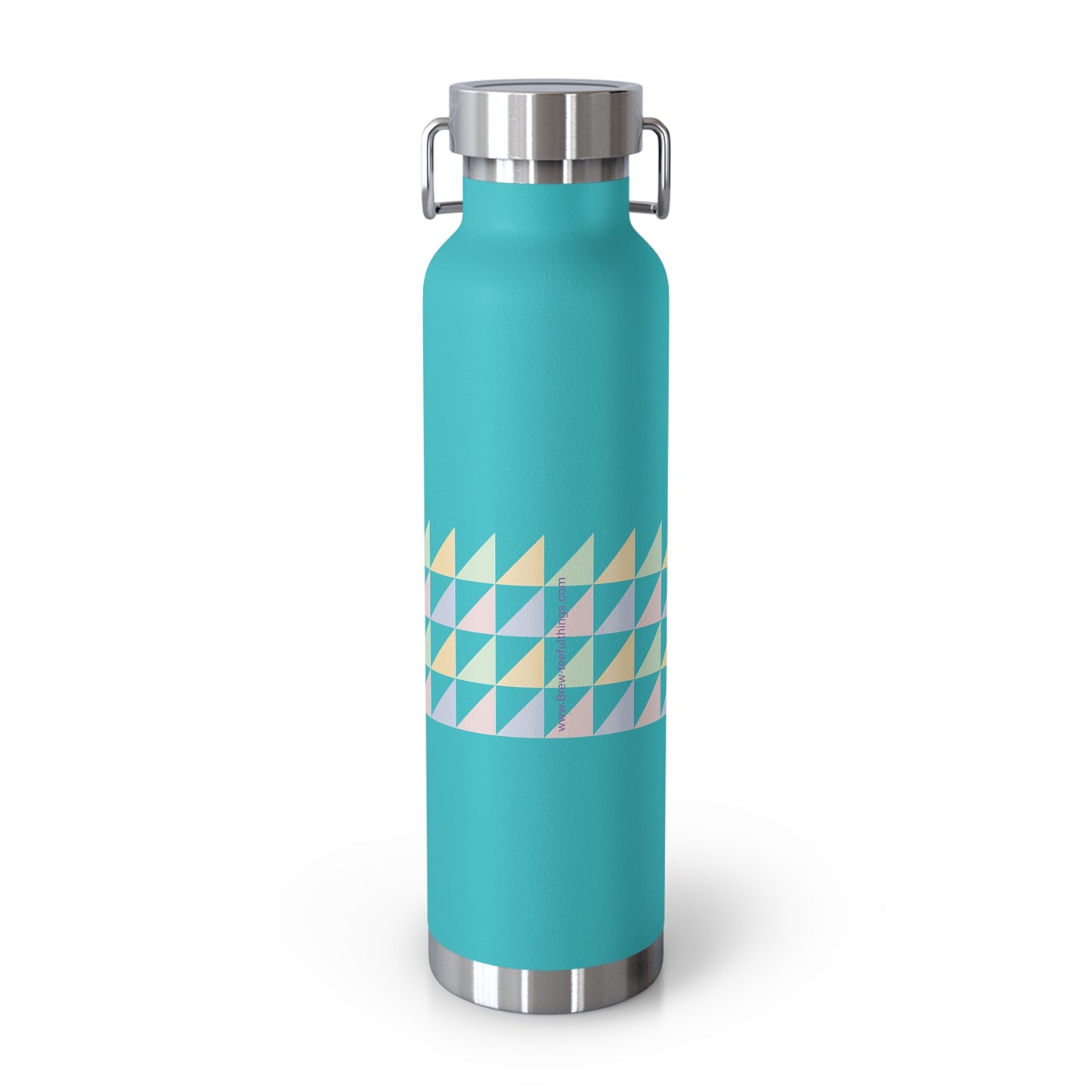 "Don't stop until you are proud" Copper Vacuum Insulated Bottle, 22oz