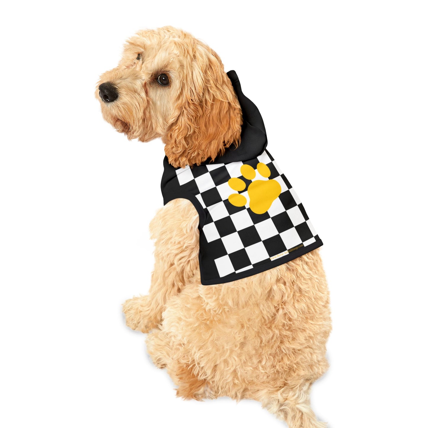 "Checkers Paw" Pet Hoodie